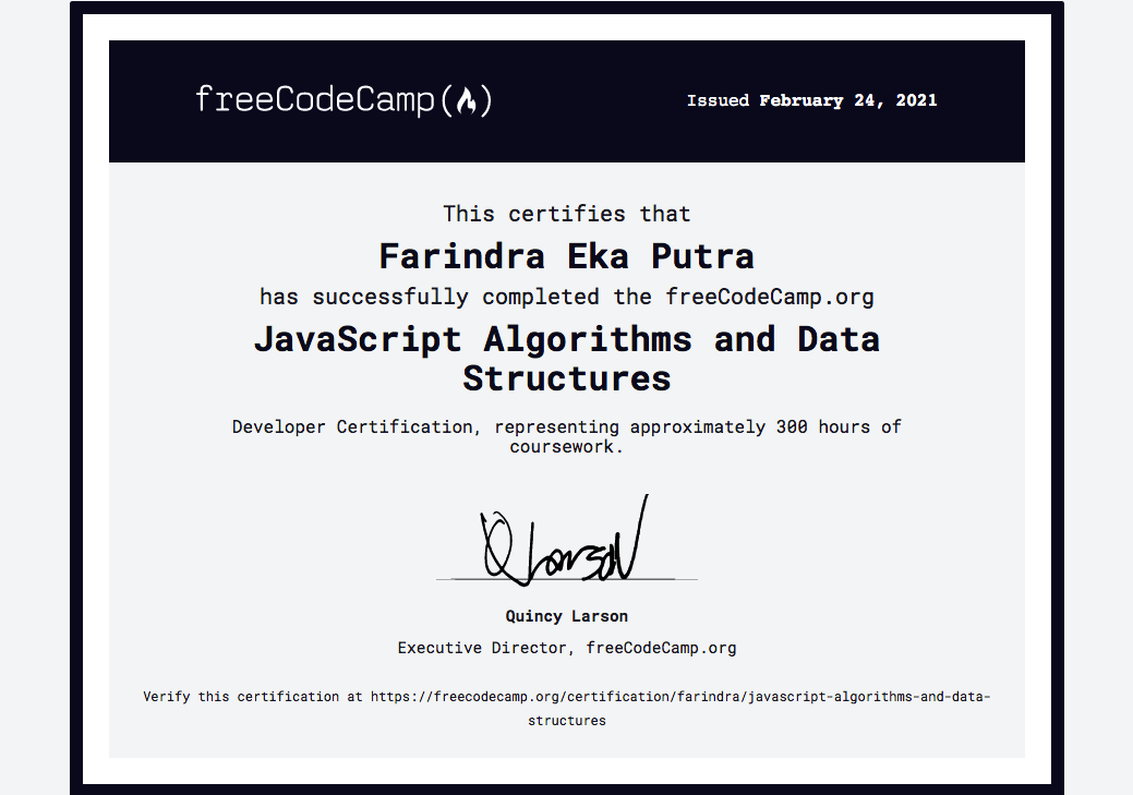 Farindra Freecodecamp Javascript